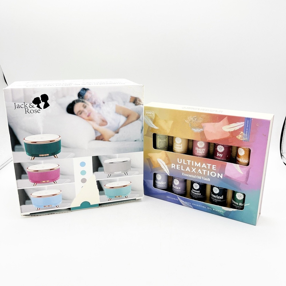 Jack Rose Essential Oil Diffuser 500ml Plug In and Relaxation Oils‎ Vault